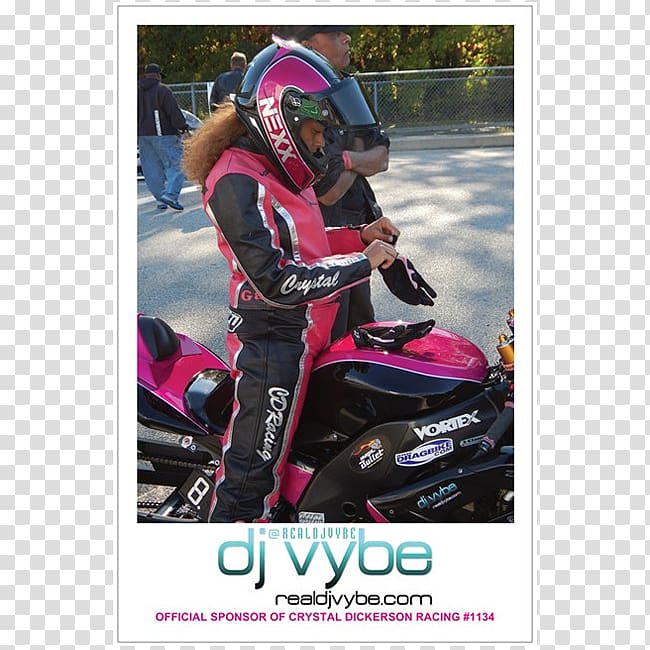 Helmet Racing Vehicle Advertising Pink M, DJ Poster transparent background PNG clipart