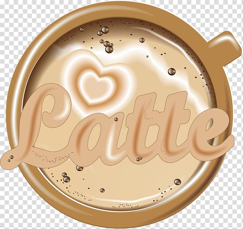 Iced coffee Latte Milk Coffee cup, Cup of coffee transparent background PNG clipart