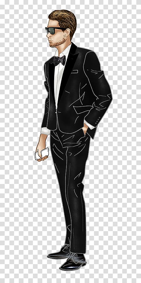 Tuxedo M., new york fashion week illustration transparent background PNG clipart