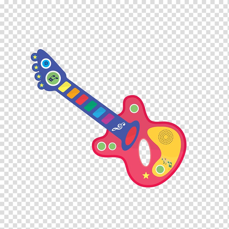 Guitar Toy, Toy piano transparent background PNG clipart