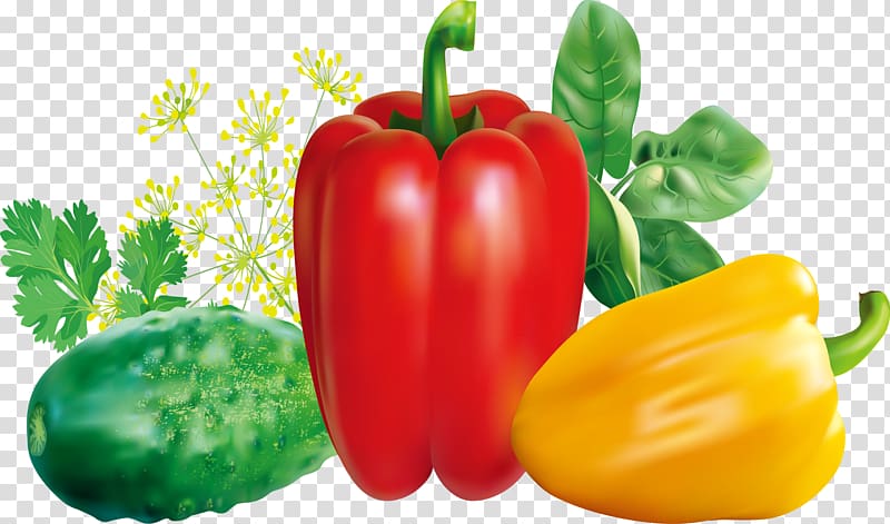 Chili pepper Red bell pepper Vegetable, Vegetable Daquan transparent background PNG clipart