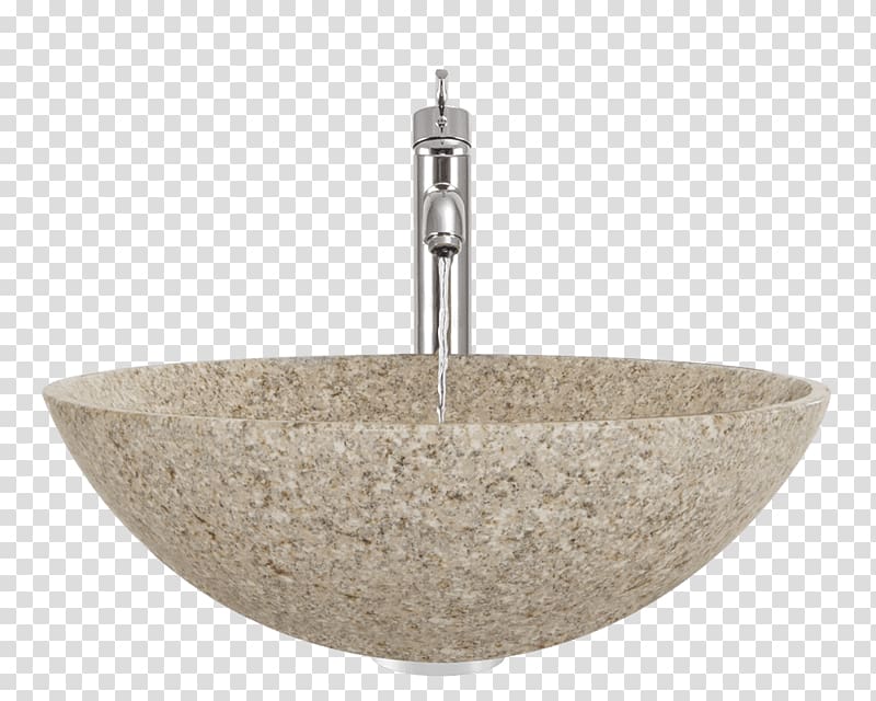 Bowl sink Faucet Handles & Controls Granite Countertop, sink transparent background PNG clipart