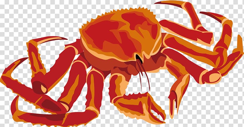Fish , Crab decoration material transparent background PNG clipart