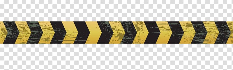 yellow and black arrow heads, Adhesive tape Barricade tape, Mottled traffic warning belt transparent background PNG clipart