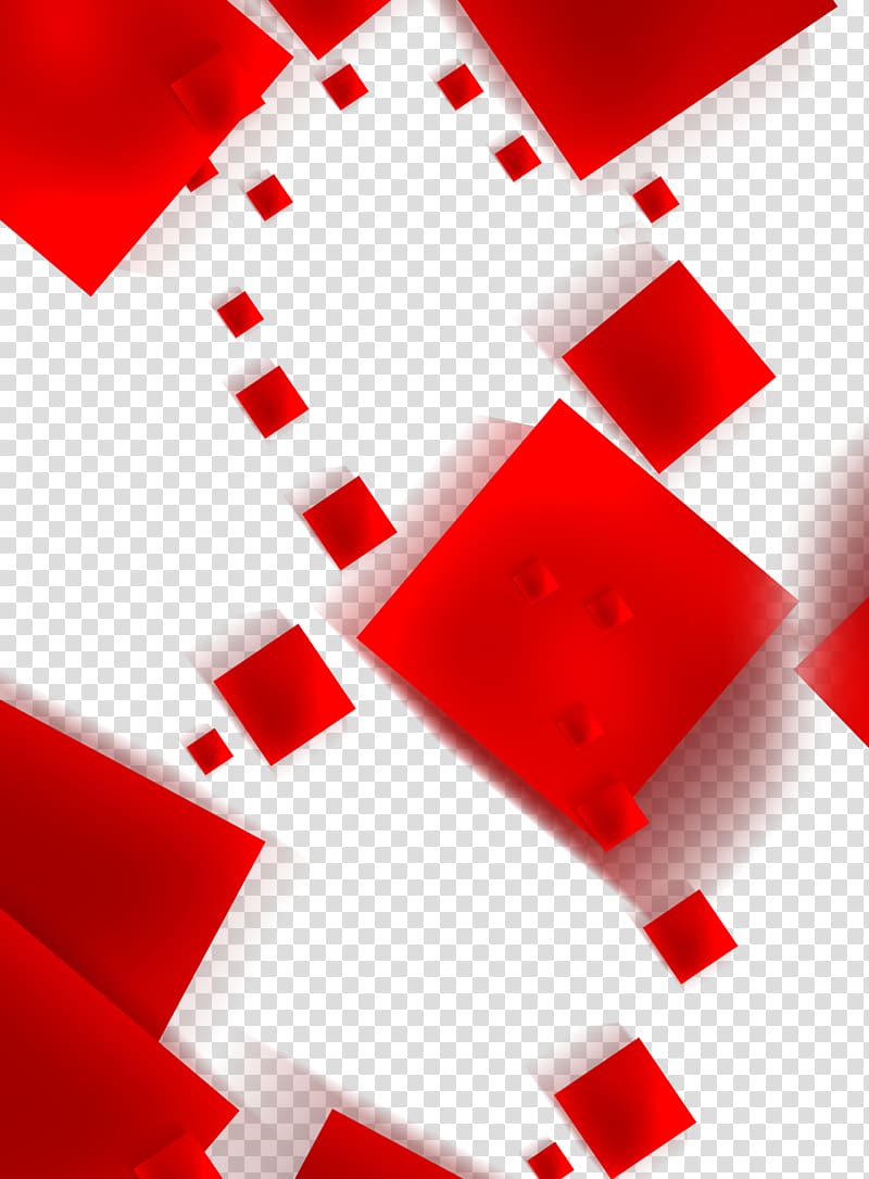square red s, Red square decoration background transparent background PNG clipart