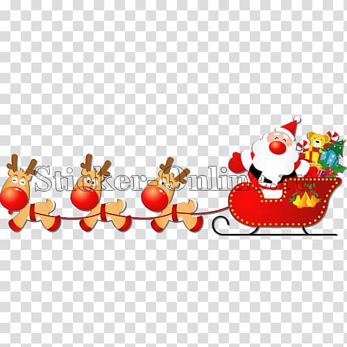 New Year\'s Day Santa Claus Wish Christmas, santa claus transparent background PNG clipart