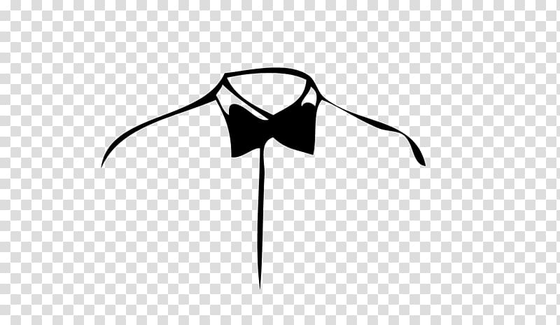 Monochrome Logo White, BOW TIE transparent background PNG clipart