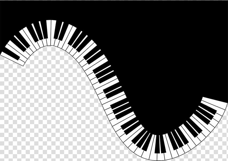 black and gray piano illustration, Real Piano Chords Music Musical keyboard , Black and white piano transparent background PNG clipart