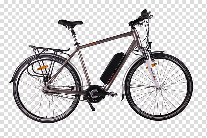 Electric bicycle Winora Group Bicycle Saddles CUBE Touring Hybrid One 500 (2018), bicycle transparent background PNG clipart