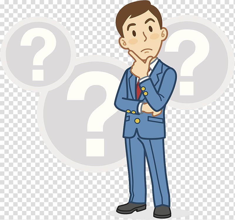 clipart puzzled person picture