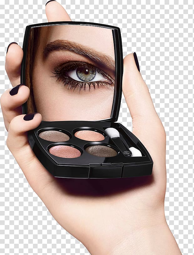 Chanel LES 4 OMBRES Eye Shadow Cosmetics Tweed, make-up transparent background PNG clipart