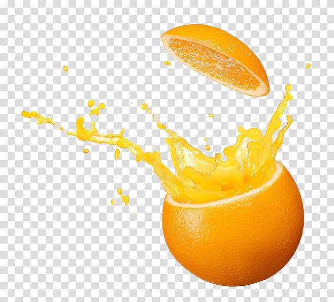 Orange juice Smoothie Tangerine, lemonade transparent background PNG clipart