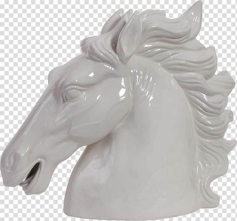 Horse Sculpture Bit Bust Equestrian, pink stallion transparent background PNG clipart