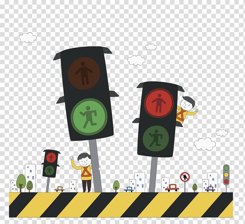 Traffic light Road transport Drawing Cartoon, Traffic lights transparent background PNG clipart
