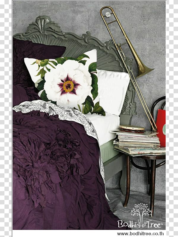 Floral design Duvet Covers Bed Sheets Still life, thai buddha decoration transparent background PNG clipart