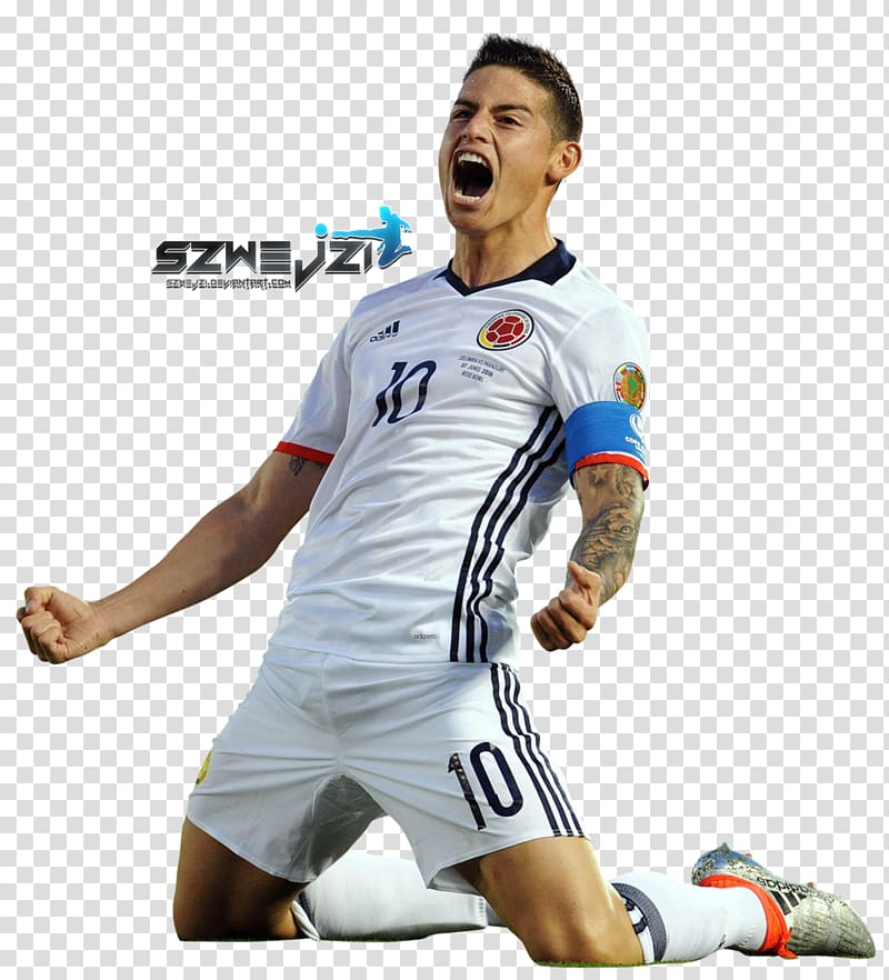Jersey Copa América Centenario Colombia national football team Football player UEFA Euro 2016, football transparent background PNG clipart
