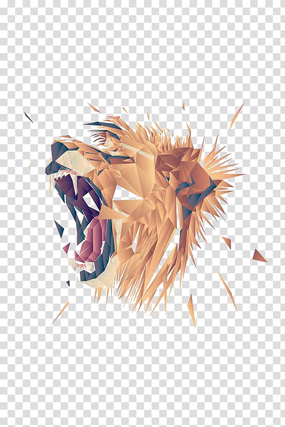lion illustration, Lion Roar, Roaring lion transparent background PNG clipart