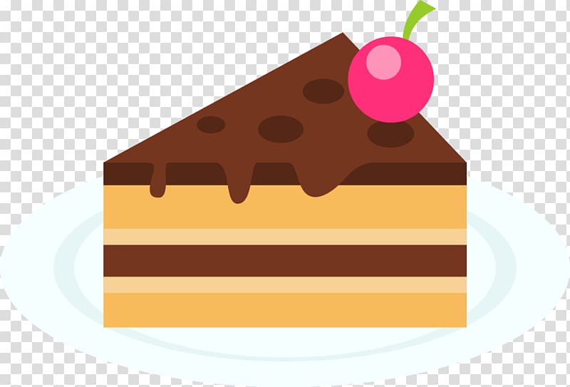 Chocolate cake Drawing, Hand-painted chocolate cake pattern transparent background PNG clipart