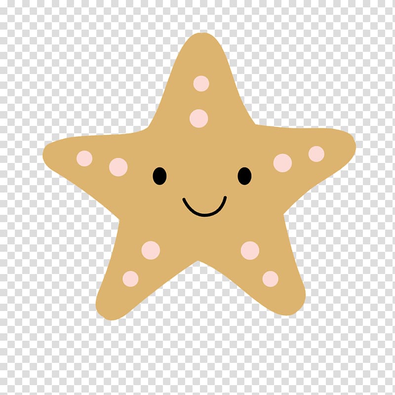 Sea, colored starfish transparent background PNG clipart