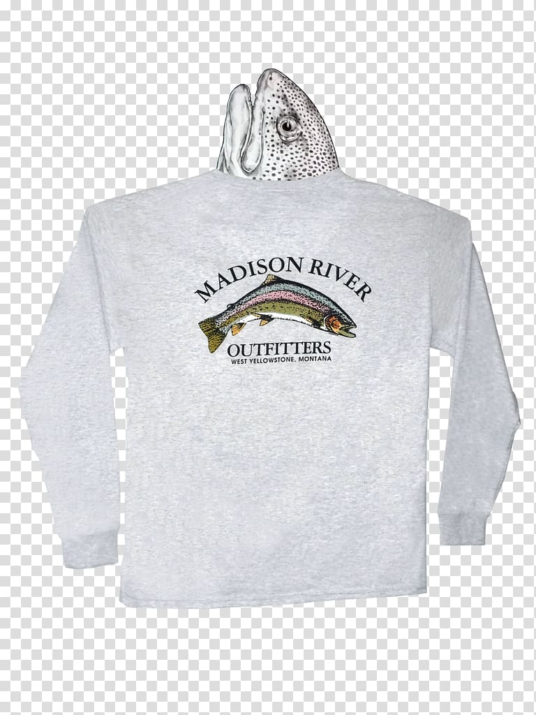 Hoodie T-shirt Madison River Yellowstone National Park Sleeve, T-shirt transparent background PNG clipart