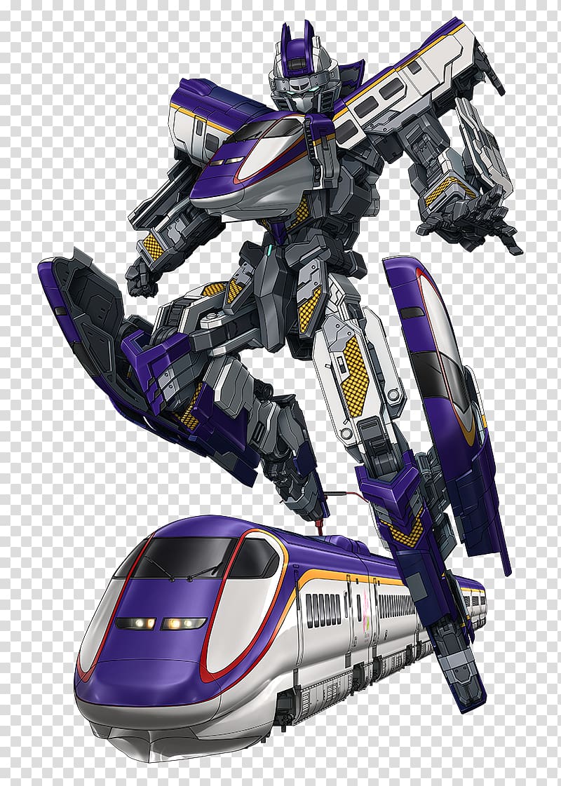 Tsubasa Shinkansen Henkei Robo Shinkalion E3 Series Shinkansen Komachi Nozomi, E3 transparent background PNG clipart