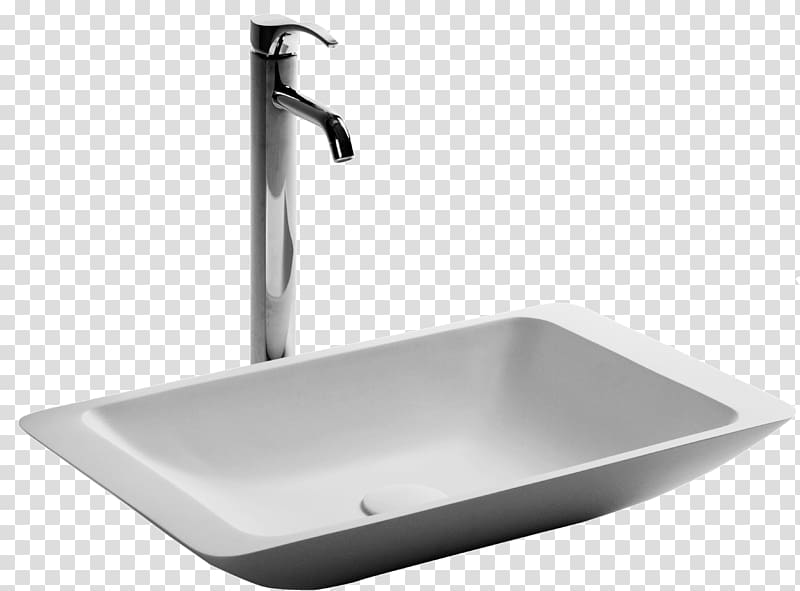 kitchen sink Solid surface Bathroom Countertop, sink transparent background PNG clipart
