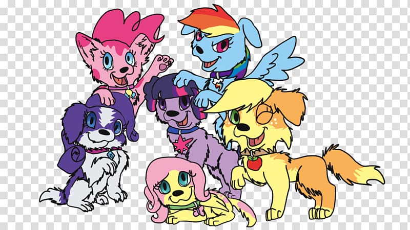 My Little Pony Rainbow Dash Chihuahua Pinkie Pie, border shepherd transparent background PNG clipart