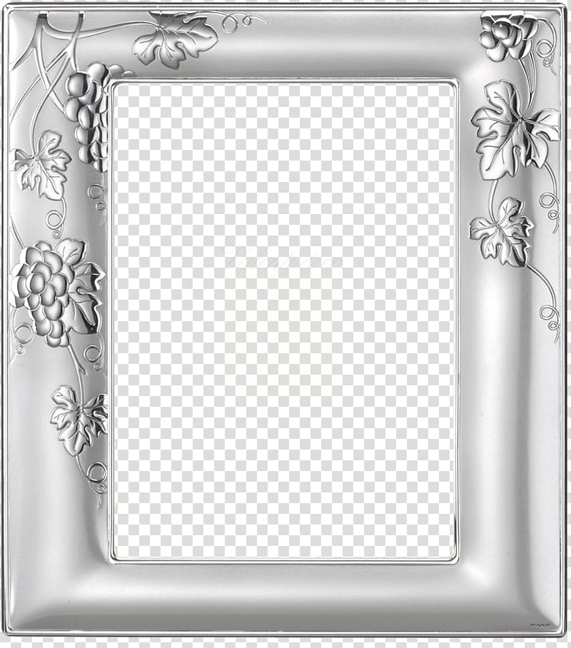 Frames editing, silver frame transparent background PNG clipart