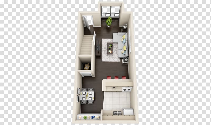 3D floor plan House, house transparent background PNG clipart