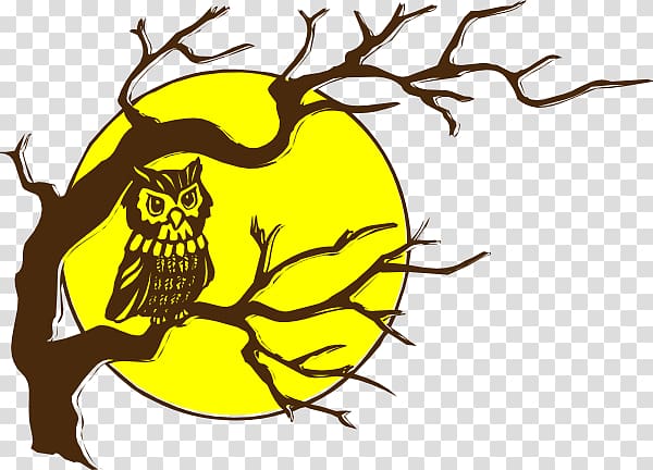 Owl Free content , Halloween Moon transparent background PNG clipart