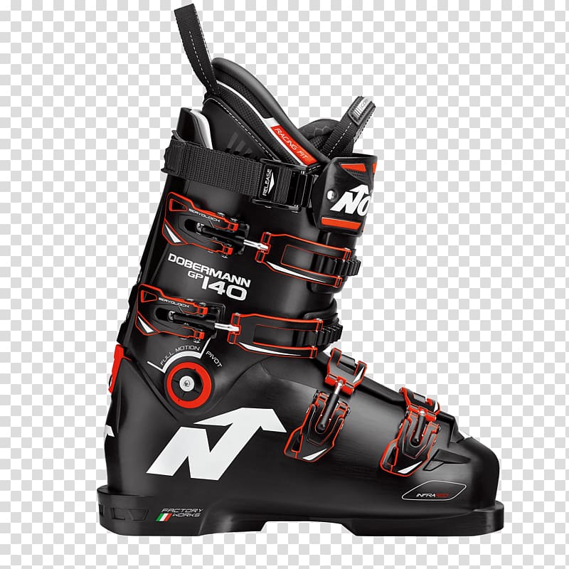 Dobermann Nordica Ski Boots Skiing Tecnica Group S.p.A, skiing transparent background PNG clipart