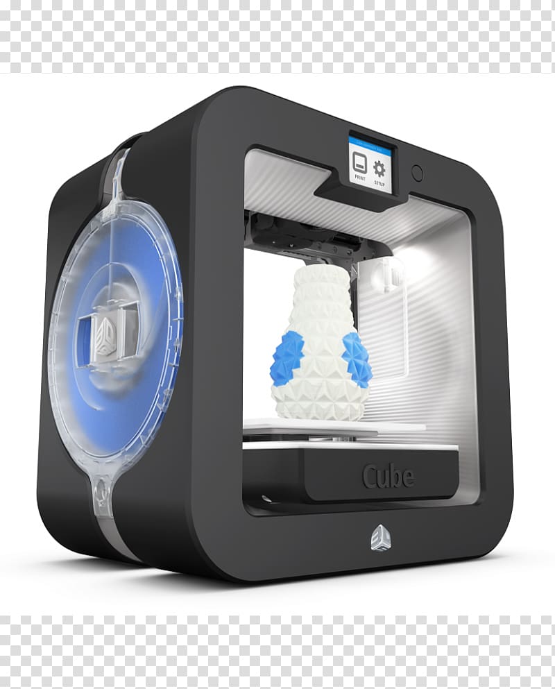 3D printing 3D Systems Printer Cubify, cube transparent background PNG clipart