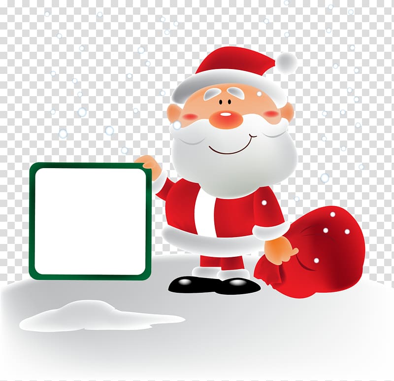 Santa Claus Christmas Dialog box Dialogue, Santa Claus decoration dialog transparent background PNG clipart