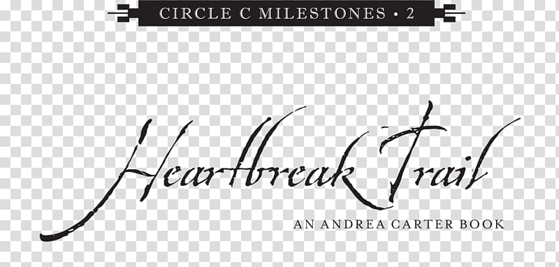 Heartbreak Trail: An Andrea Carter Book Logo Document White, design transparent background PNG clipart