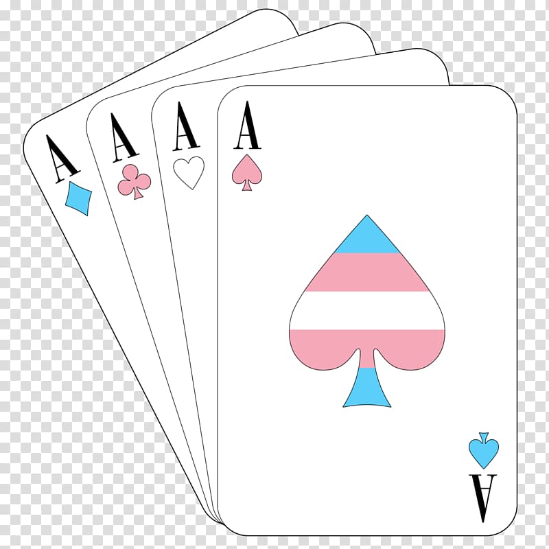 Bisexuality Transgender Asexuality Lack of gender identities, Ace of spade transparent background PNG clipart