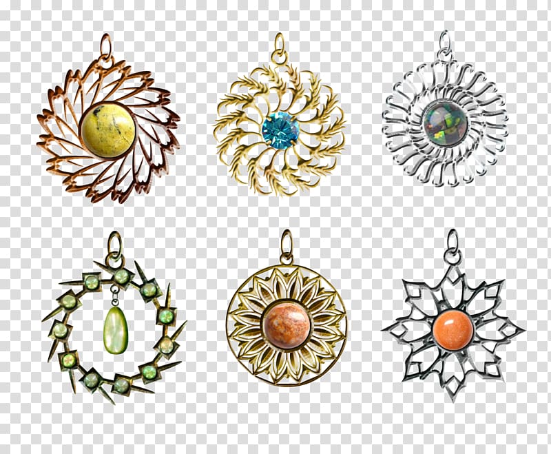 Locket Earring Jewellery Beadwork, Jewellery transparent background PNG clipart