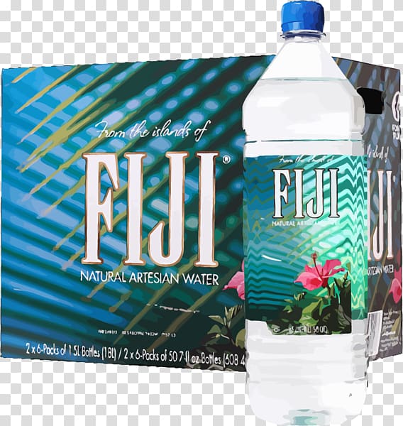 Bottled water Distilled water Fiji Water, water transparent background PNG clipart