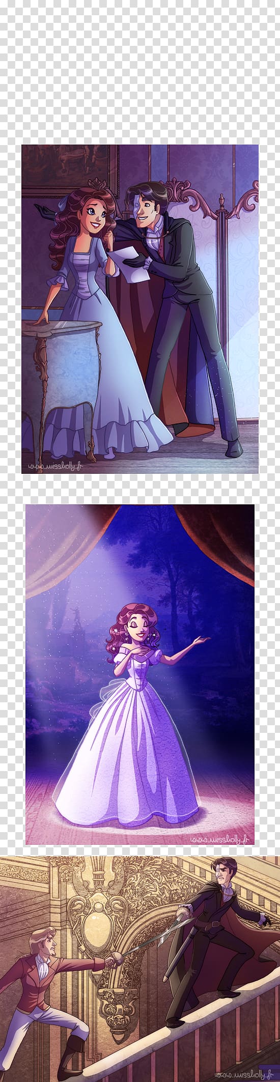 The Phantom of the Opera Christine Daaé Viscount Raoul de Chagny Meg Giry Musical theatre, opera transparent background PNG clipart
