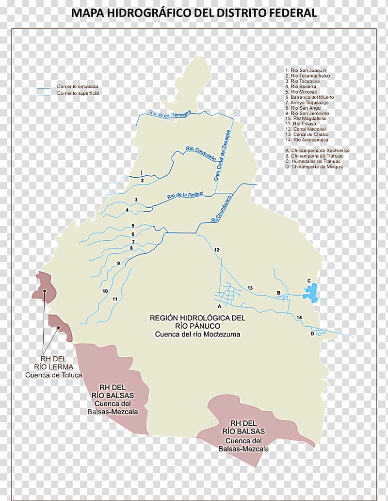 Desierto de los Leones National Park Map Río Magdalena Location Hydrography, map transparent background PNG clipart