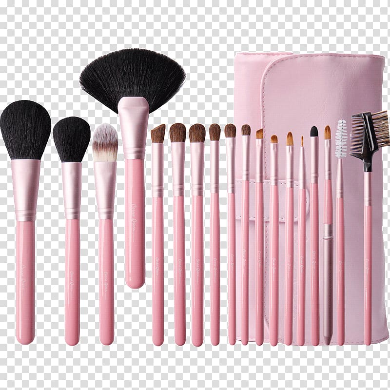 Makeup brush Cosmetics Rouge Foundation, others transparent background PNG clipart
