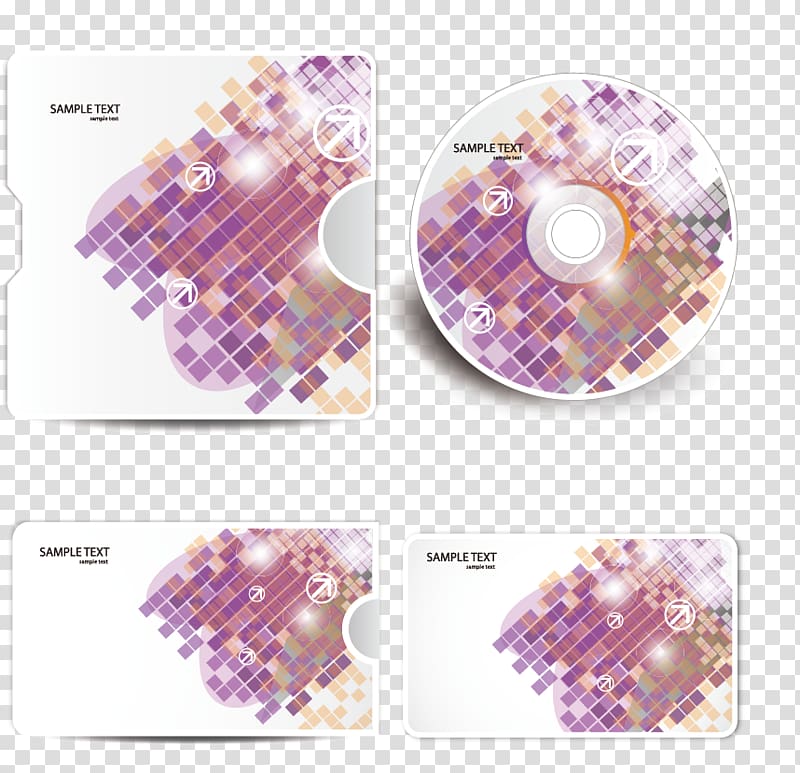 Compact disc Album cover, CD cover material transparent background PNG clipart
