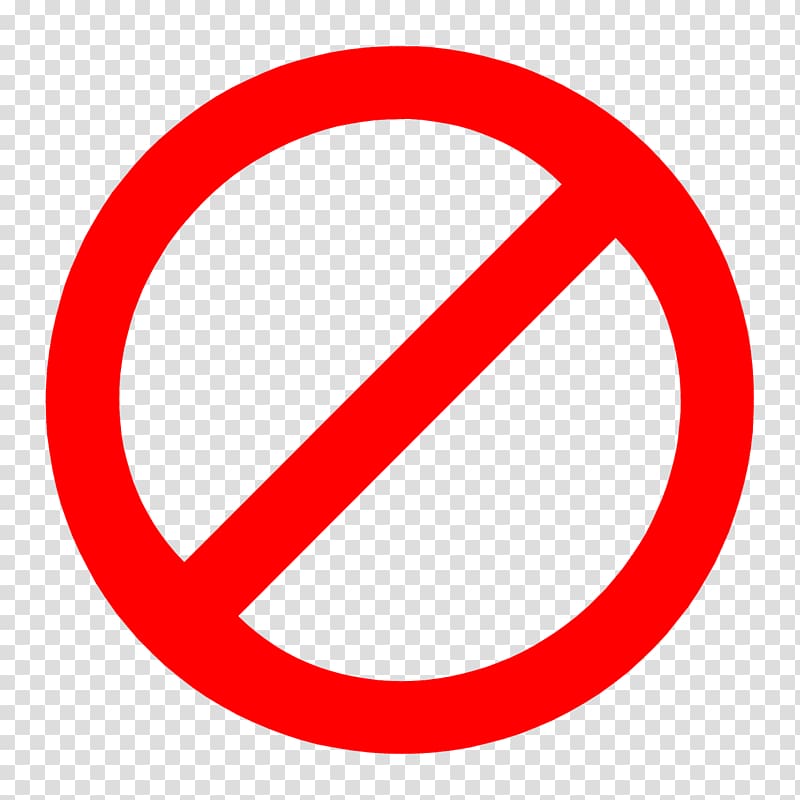 Not Allowed Nobg No Symbol Skinny Clip Art At Clker Com Vector Clip ...