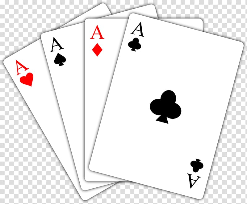 four ace playing cards , Playing card Court piece Cassino Card game Ace, Ace Playing Card transparent background PNG clipart