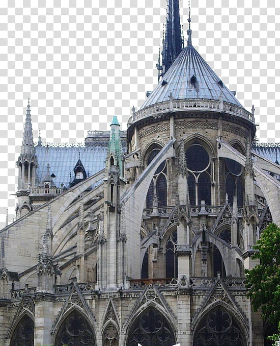 Notre-Dame de Paris Sainte-Chapelle xcele Saint-Louis Strasbourg Cathedral Lille, building transparent background PNG clipart