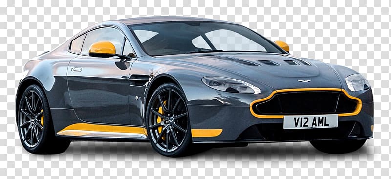 2017 Aston Martin V12 Vantage S Aston Martin Vantage Car Aston Martin V8 Vantage, Aston Martin Vantage GT8 Grey Car transparent background PNG clipart