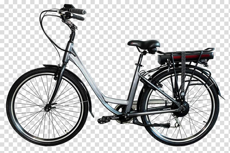 Electric vehicle Electric bicycle Wheel hub motor Motorized bicycle, Bicycle transparent background PNG clipart