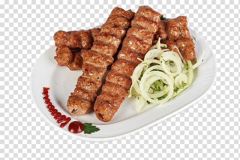arabic dish, Shashlik Shish kebab Georgian cuisine Lyulya kebab, meat transparent background PNG clipart