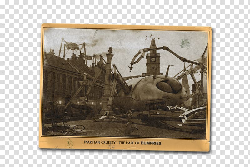 Jeff Wayne's The War of the Worlds Horsell Common Jeff Wayne's Musical Version of The War of the Worlds Fighting machine, vintage postcards transparent background PNG clipart