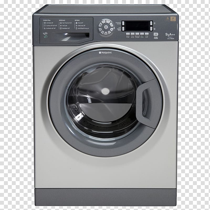 Washing Machines Hotpoint Home appliance Clothes dryer Laundry, dry cleaning instructions transparent background PNG clipart