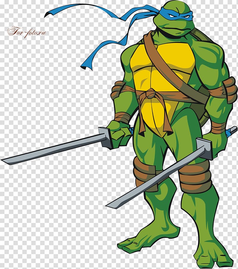 TMNT Leonardo, Leonardo Raphael Michelangelo Donatello Hamato Yoshi, ninja turtles transparent background PNG clipart